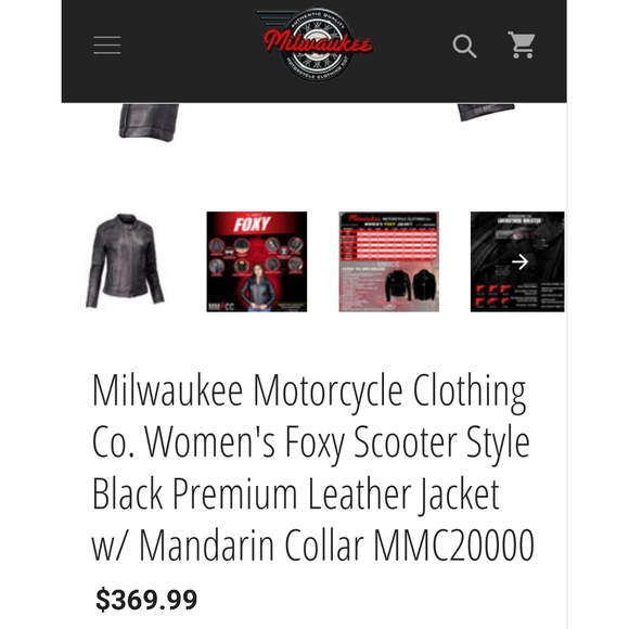 NEW Milwaukee Leather MMC20000 Foxy Womens Jacket XL Biker Genuine Leather Moto - Picture 3 of 16